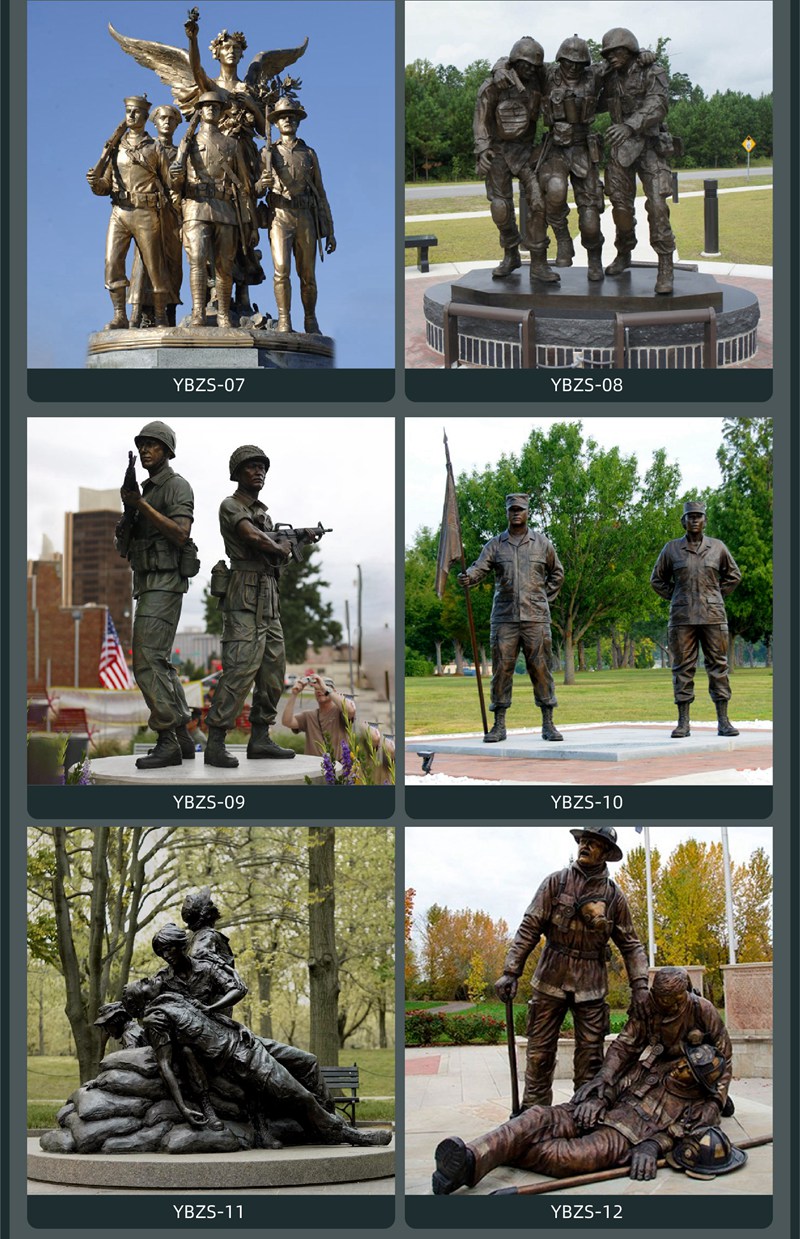 bronze military statue (3)