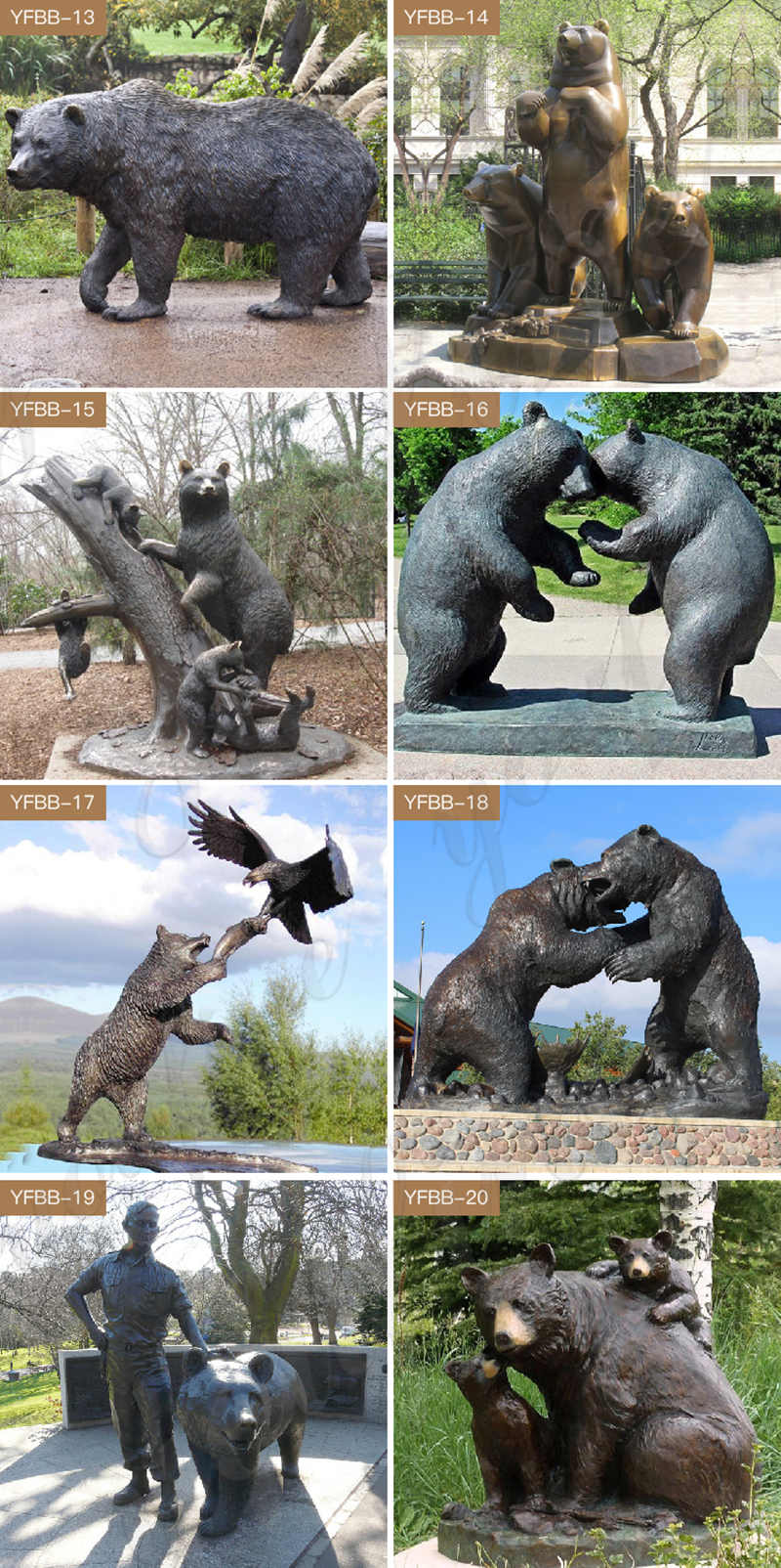 bronze bears