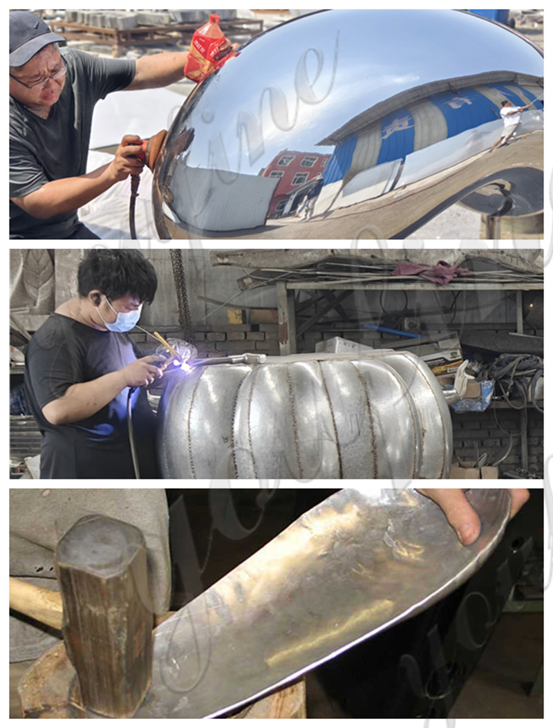 metal sculptures manufacturing process