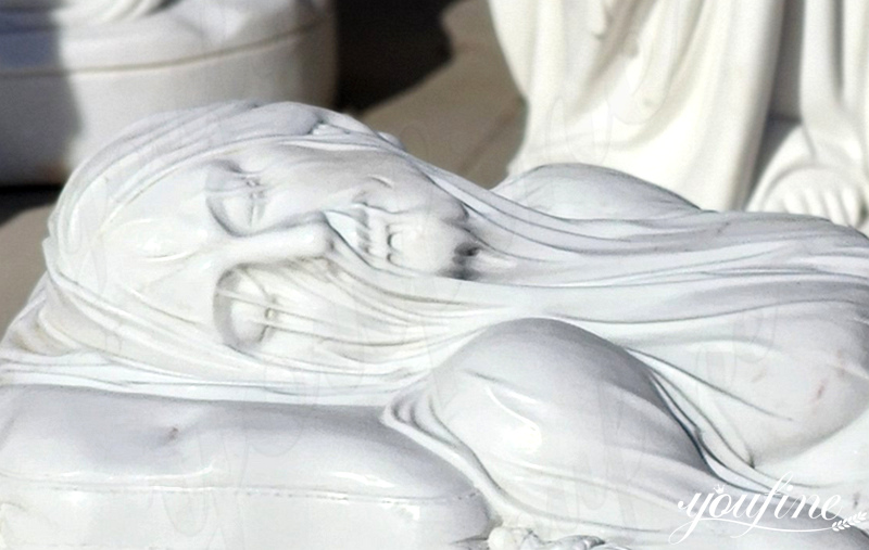 veiled christ sculpture