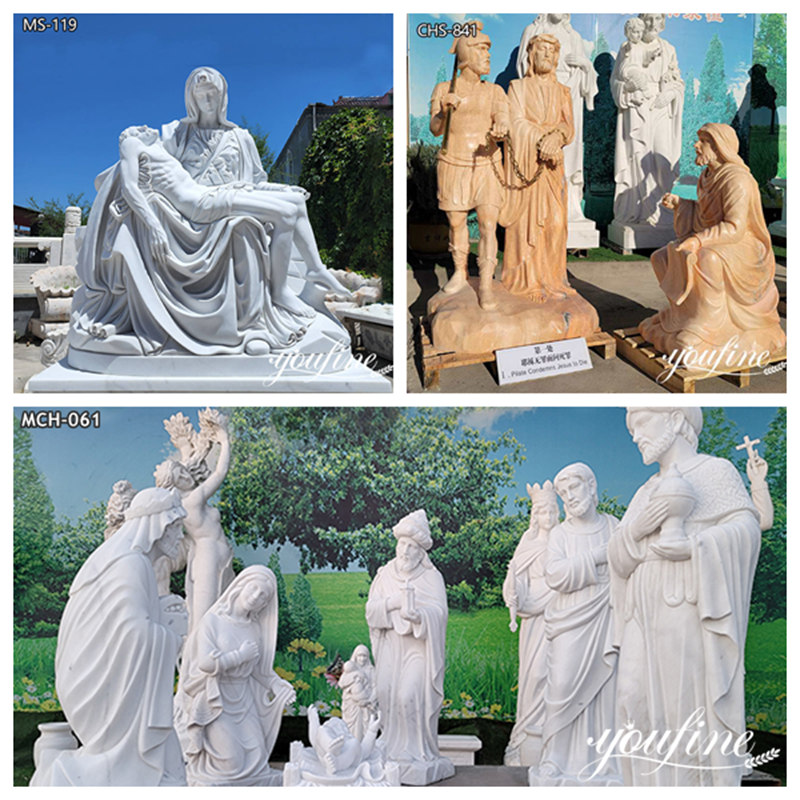 YouFine's church scene statues