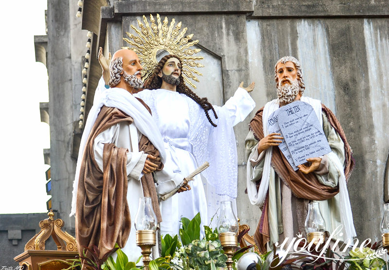 transfiguration statue of Jesus