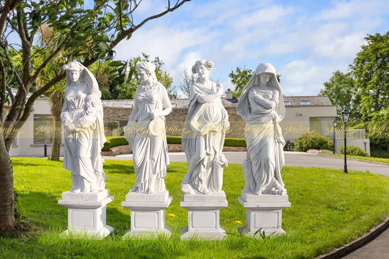 Four Seasons Marble Sculptures