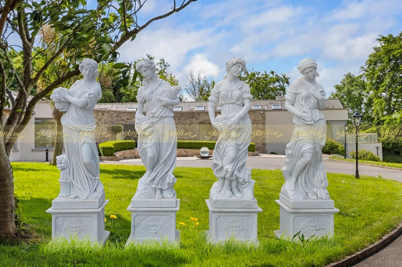 Four Seasons Marble Sculptures