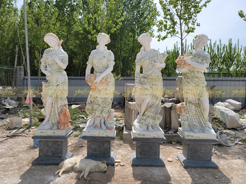 Four Seasons Marble Sculptures