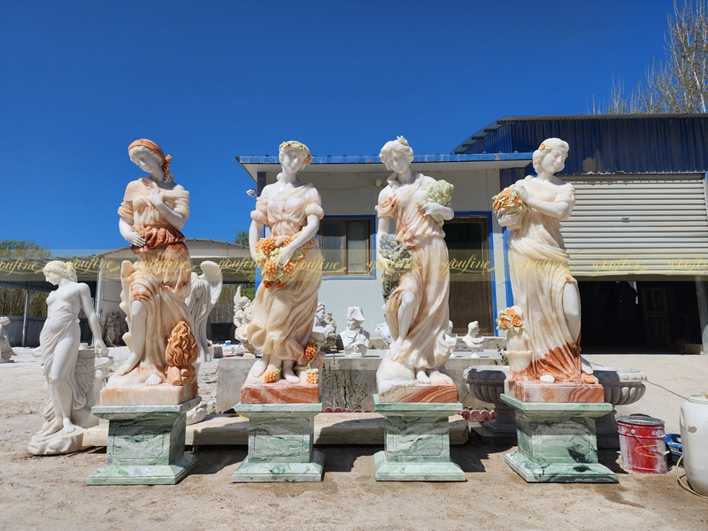 Four Seasons Marble Sculptures