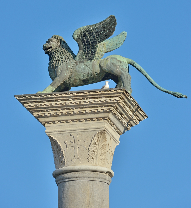 Bronze Venice Winged Lion Statue