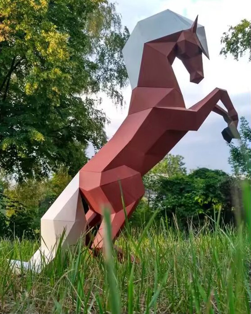 stainless steel horse