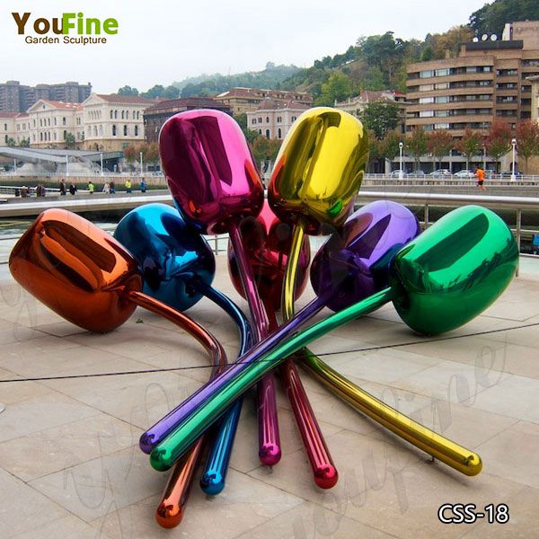 Famous Jeff Koons Stainless Steel Tulip sculpture Replica for Sale