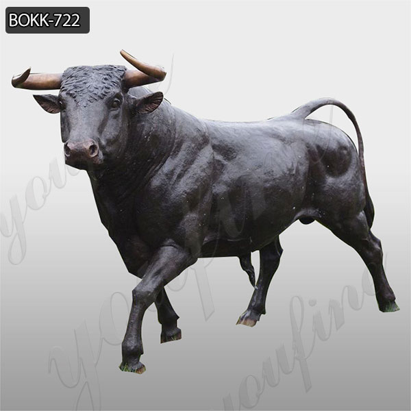 High-quality Customized Casting Bronze Bull Garden Statue for Decor Wholesale BOKK-722