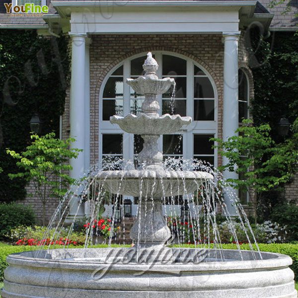 Tiered High Quality Garden Marble Water Fountain Design MOKK-126