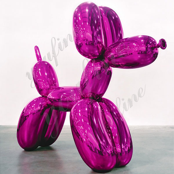 Stainless Steel Balloon Dog Sculpture by Jeff Koons