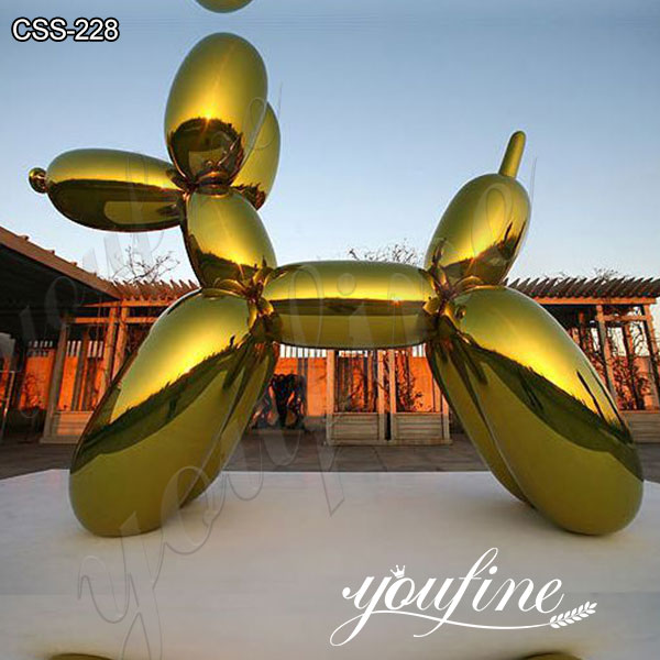 Jeff Koons’s Yellow Metal Balloon Dog Sculpture