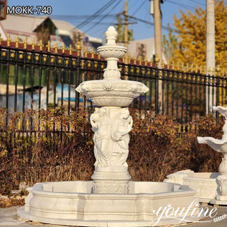 outdoor marble fountain-YouFine Sculpture