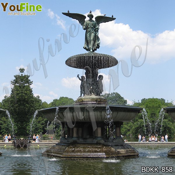 Antique Bronze Angel Sculpture Fountain for Sale