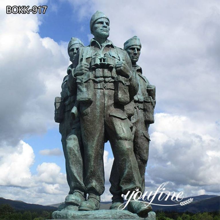 bronze Commando Memorial statue