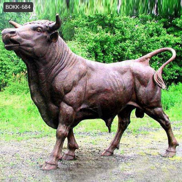 bronze bull statue