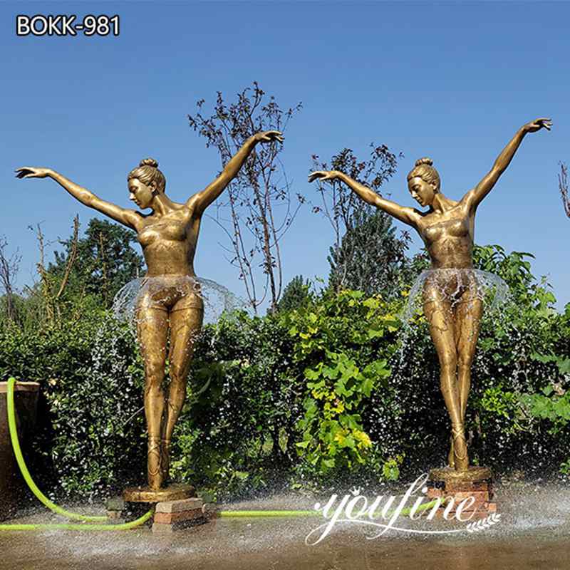 dancing ballerina fountains