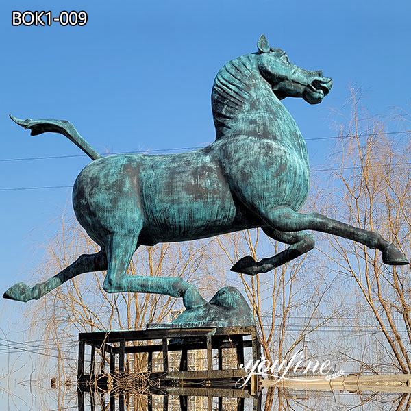 Fine Cast Bronze Horse Sculpture Garden Decor for Sale BOK1-009 (2)