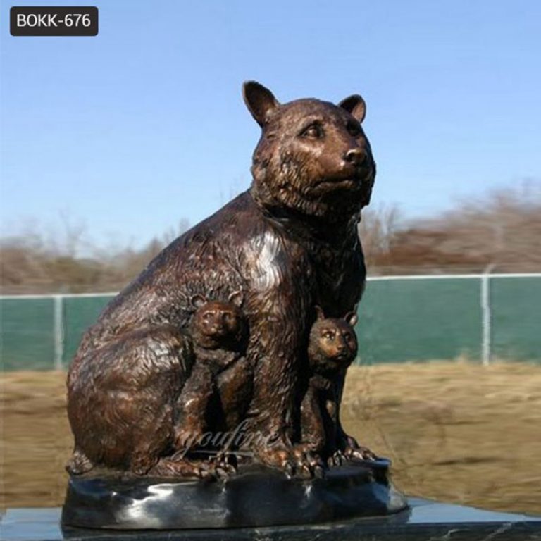 grizzly bear statue