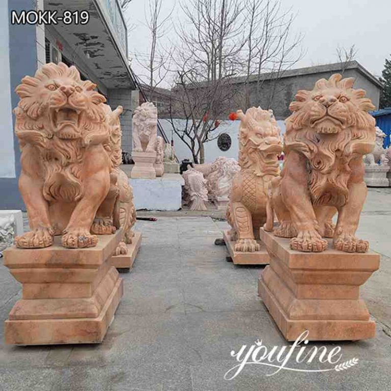 guardian lion statue,