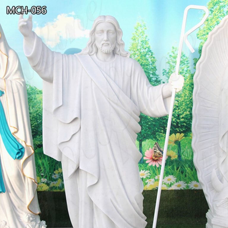 marble jesus statue-