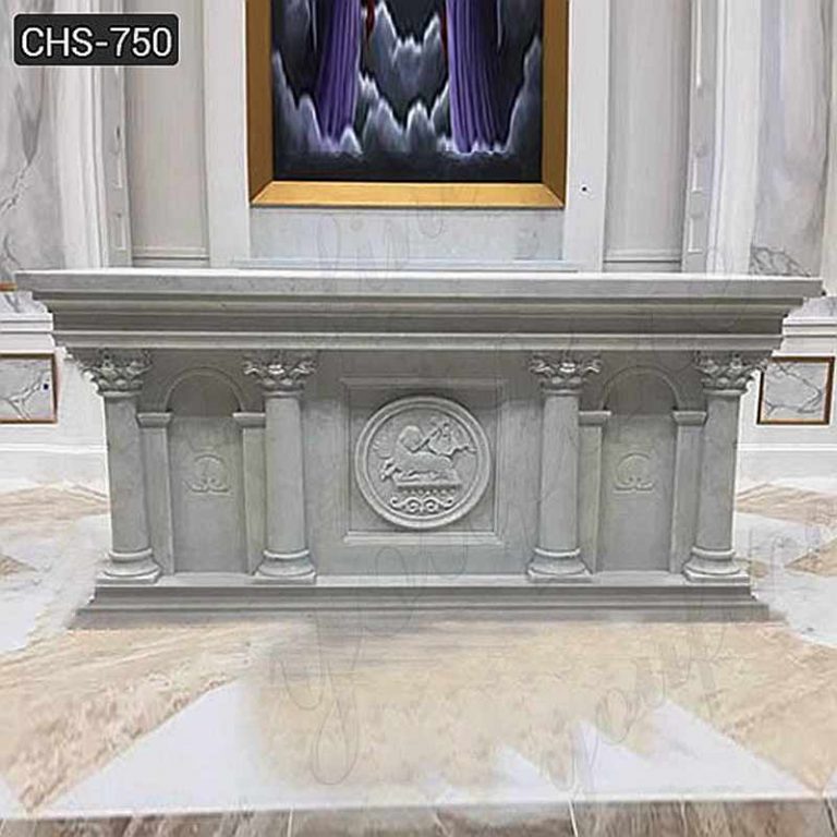 Large Hand-carving Catholic Marble Church Altar for Sale