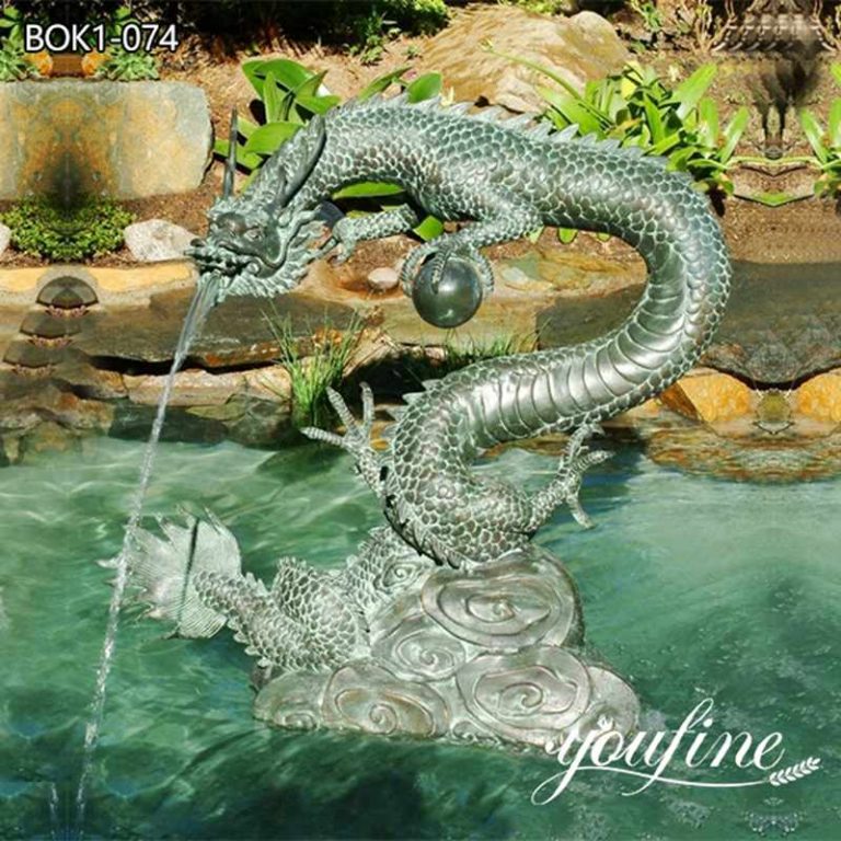 Bronze Chinese Dragon Water Feature factory supplier1