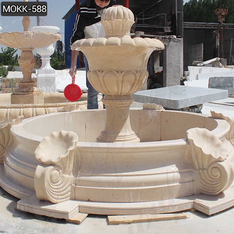 small marble fountain