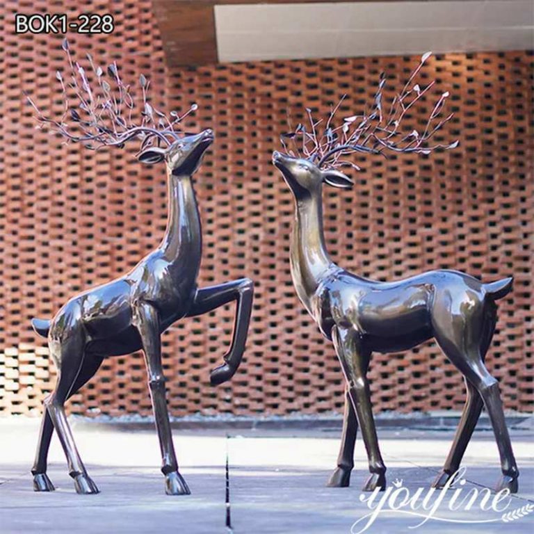 bronze deer statues for sale-YouFine Sculpture