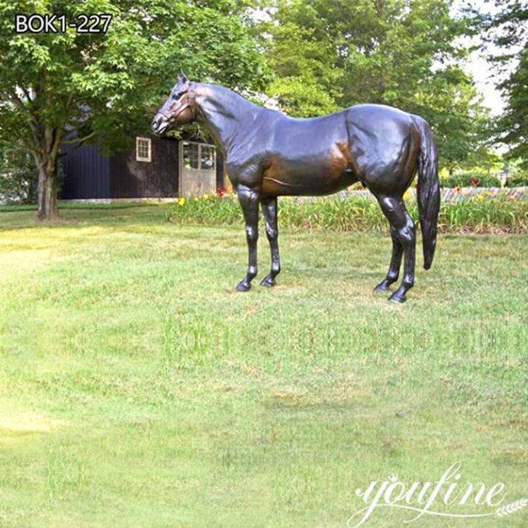 life size bronze horse statue-YouFine Sculpture