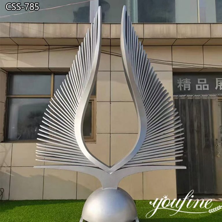 stainless steel abstract sculpture-YouFine Sculpture