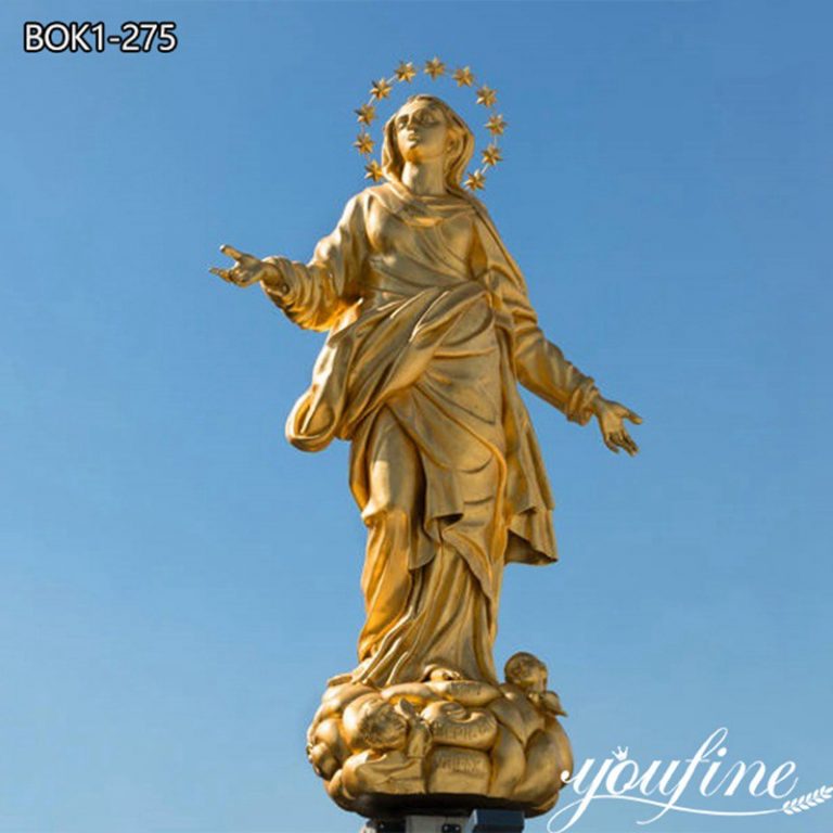 bronze Virgin Mary statue-YouFine Sculpture