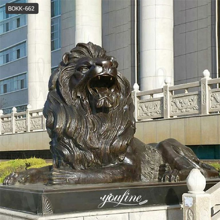 High Quality Bronze Tarkov Lion Sculpture for Sale BOKK-662