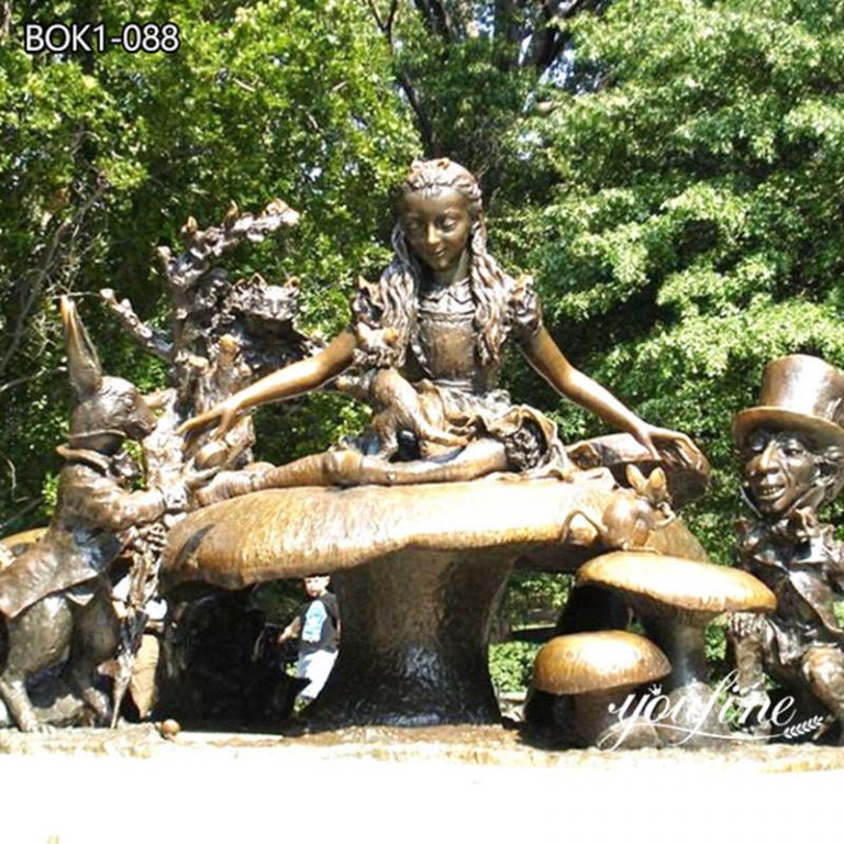 Famous alice in wonderland statue-YouFine Sculpture