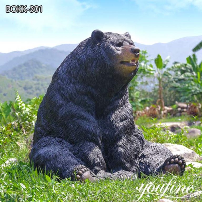 life size bronze bear statue-YouFine Sculpture