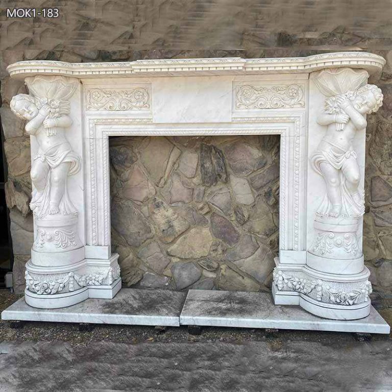 marble fireplace