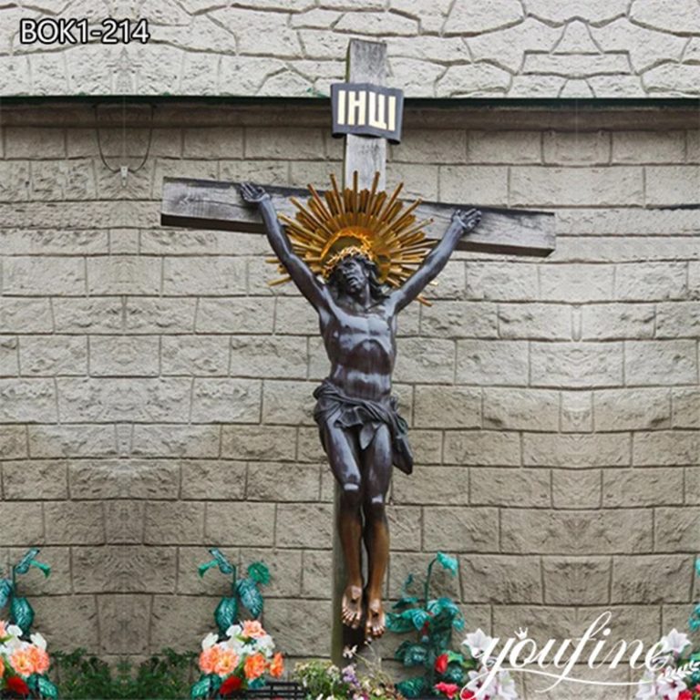 bronze Jesus statue