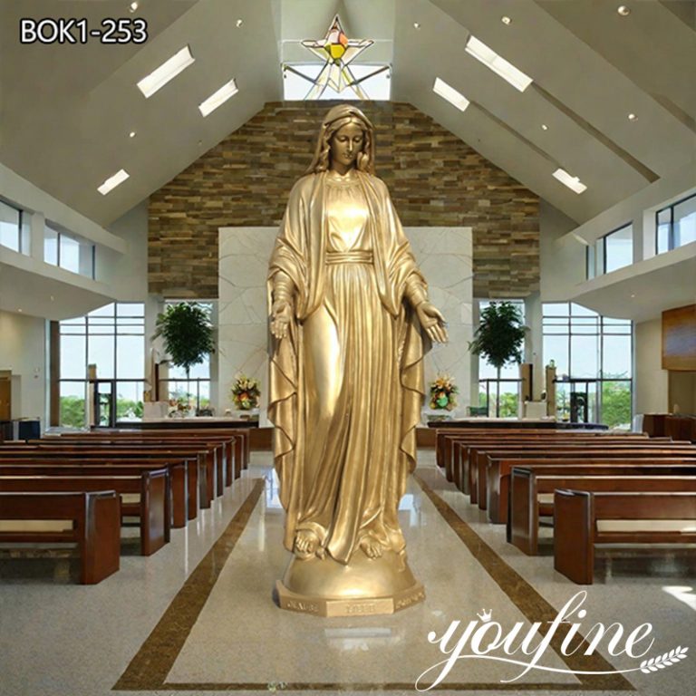 blessed virgin mary statue