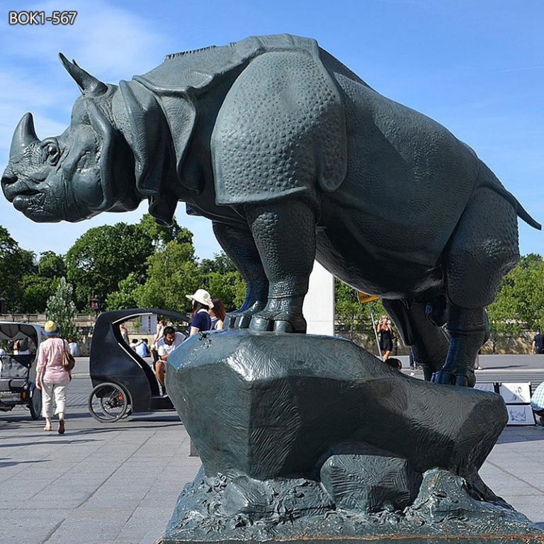 bronze rhino statue (1)