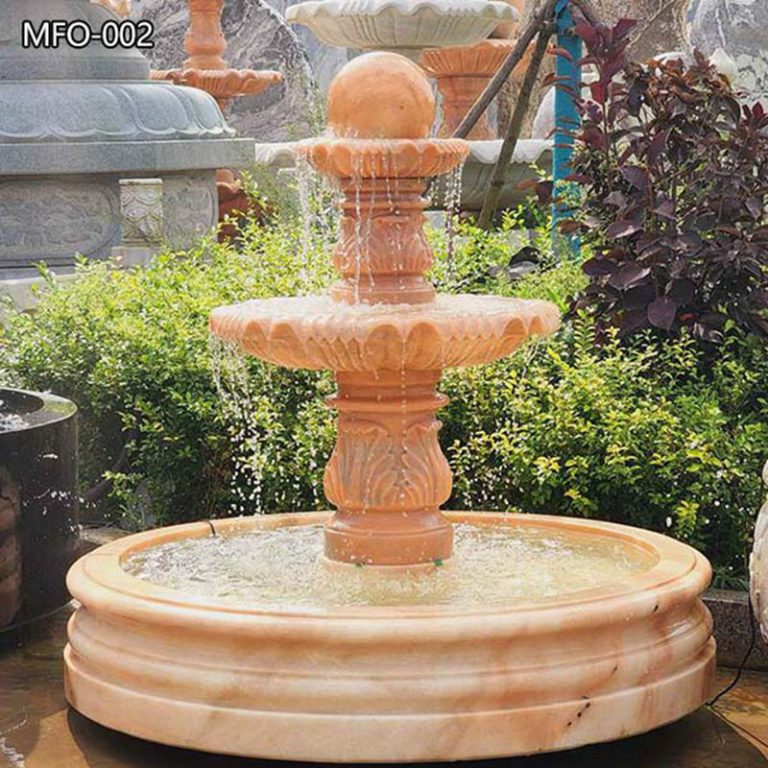 marble rolling ball fountain