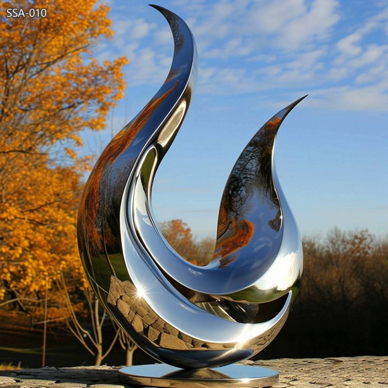 mirror stainless steel sculpture (1)