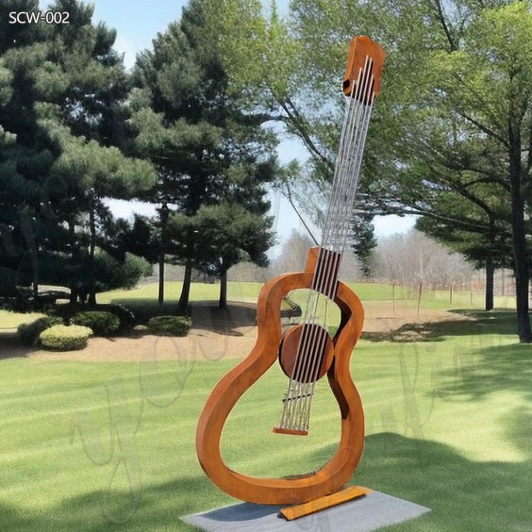 metal guitar sculpture (1)