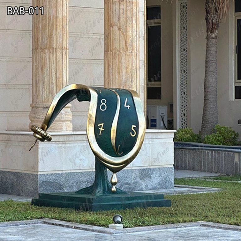 bronze clock sculpture (1)