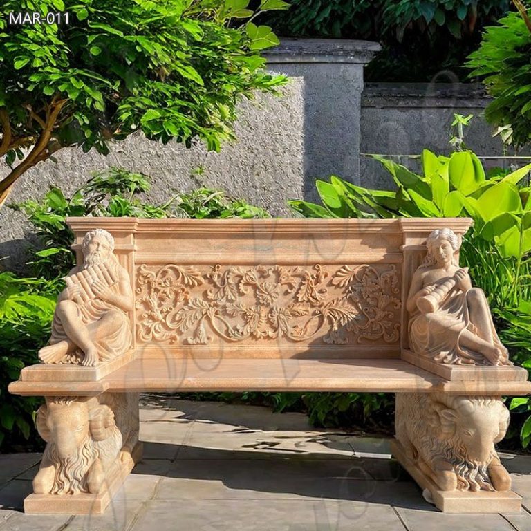 marble garden bench  (1)