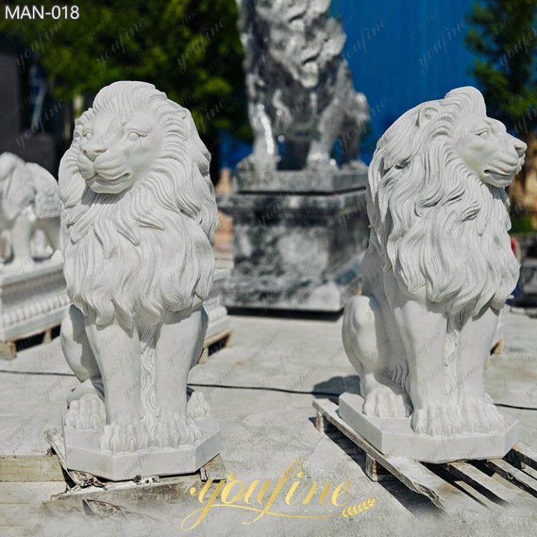 white marble lion statue in stock (1)