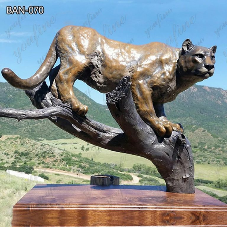 life size bronze cougar statue (4)