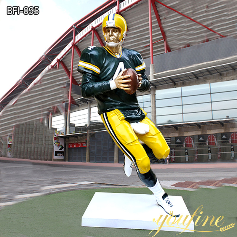 Bronze Quarterback Statue