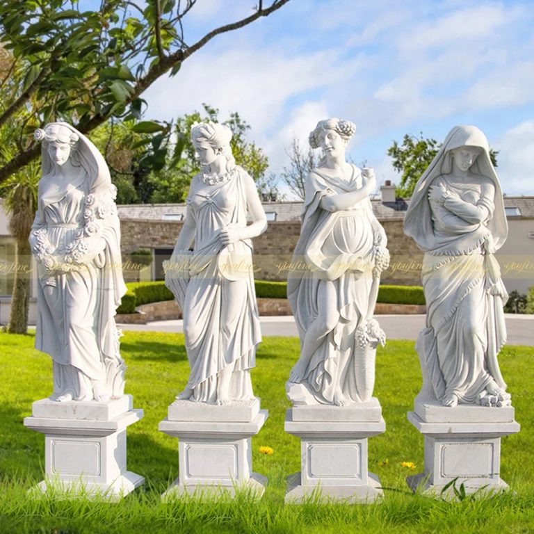 Four Seasons Marble Sculptures