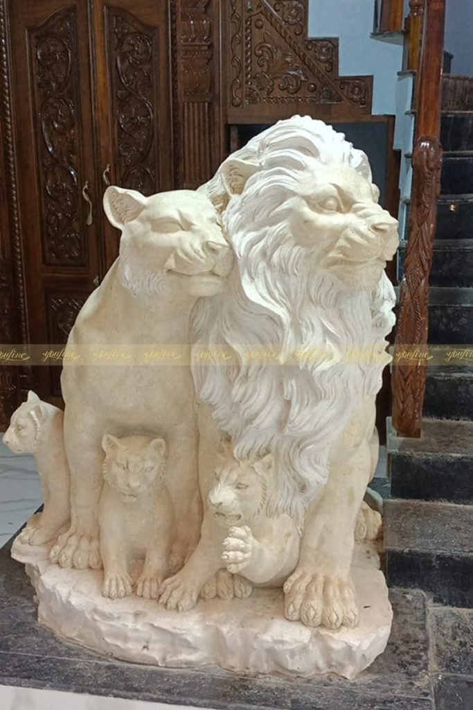 beige marble lions sculpture Feedback